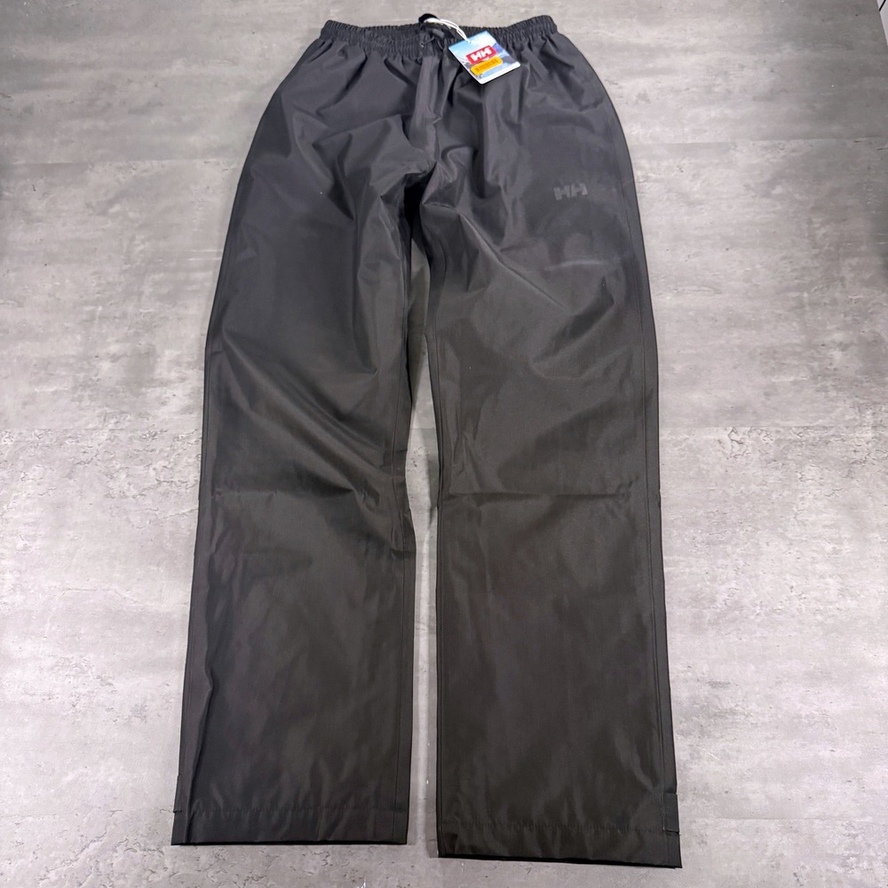 Helly Hansen Rain Pants Women S Black Waterproof Mesh Lined Outdoor Gorpcore